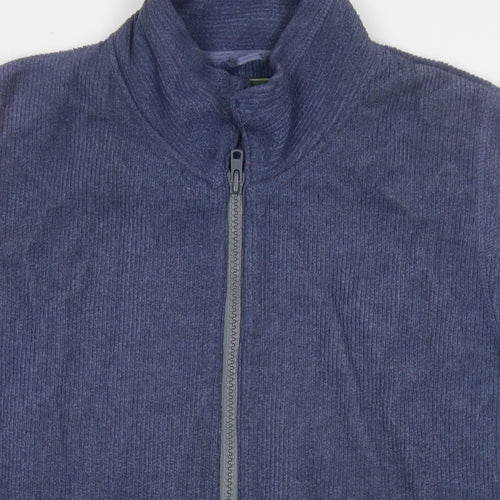 Equorian Womens Blue Gilet Waistcoat Size 14 Zip - Size 14-16