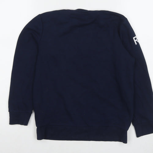 PlayStation Boys Blue Cotton Pullover Hoodie Size 10-11 Years Pullover - Logo