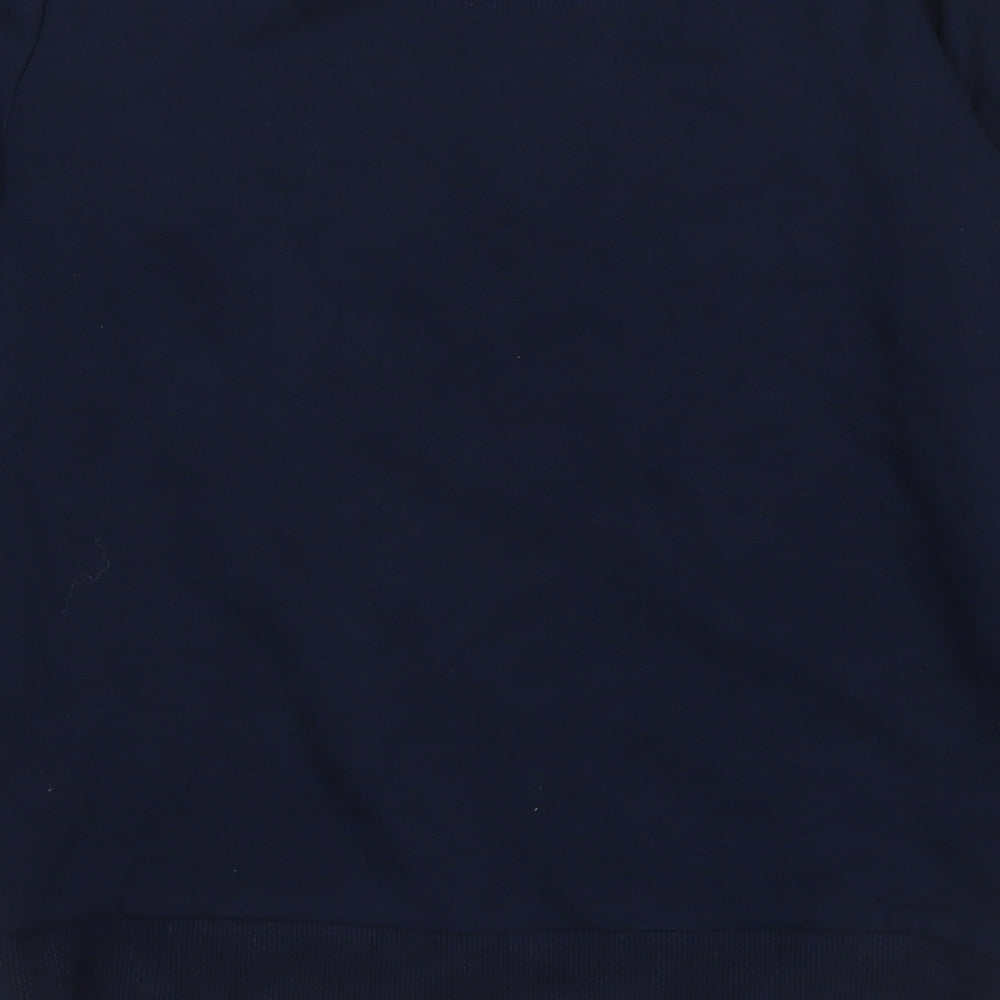 PlayStation Boys Blue Cotton Pullover Hoodie Size 10-11 Years Pullover - Logo