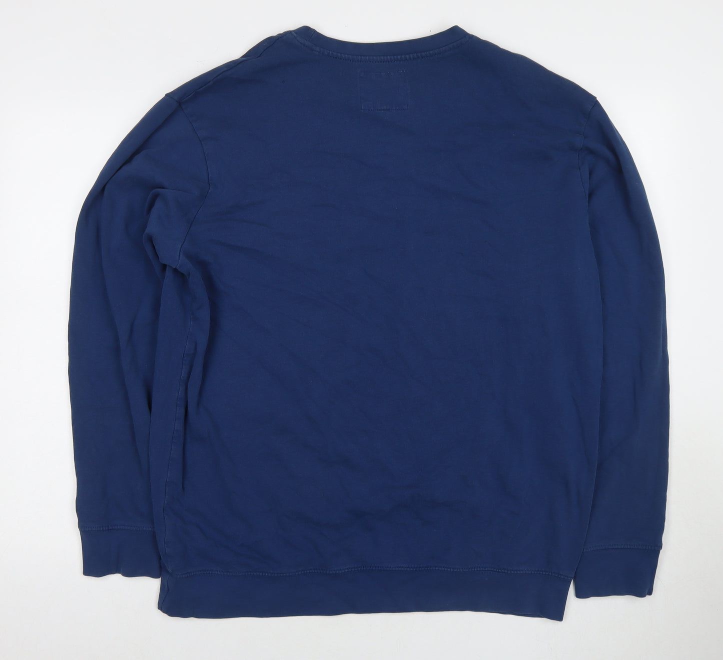 Bad Rhino Mens Blue Cotton Pullover Sweatshirt Size LT