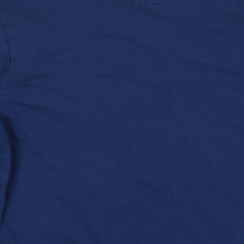 Bad Rhino Mens Blue Cotton Pullover Sweatshirt Size LT