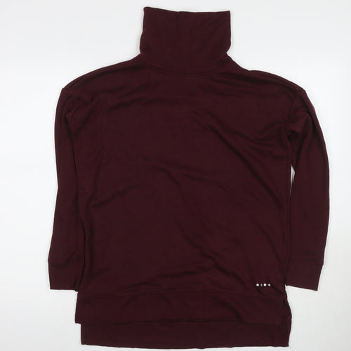 Souluxe Womens Red Cotton Pullover Sweatshirt Size S Pullover