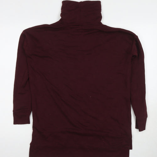 Souluxe Womens Red Cotton Pullover Sweatshirt Size S Pullover