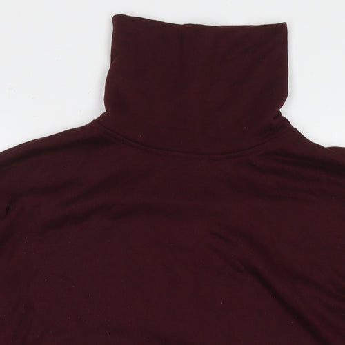 Souluxe Womens Red Cotton Pullover Sweatshirt Size S Pullover