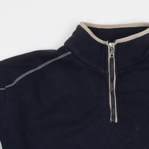 Le Shark Mens Blue Cotton Pullover Sweatshirt Size L