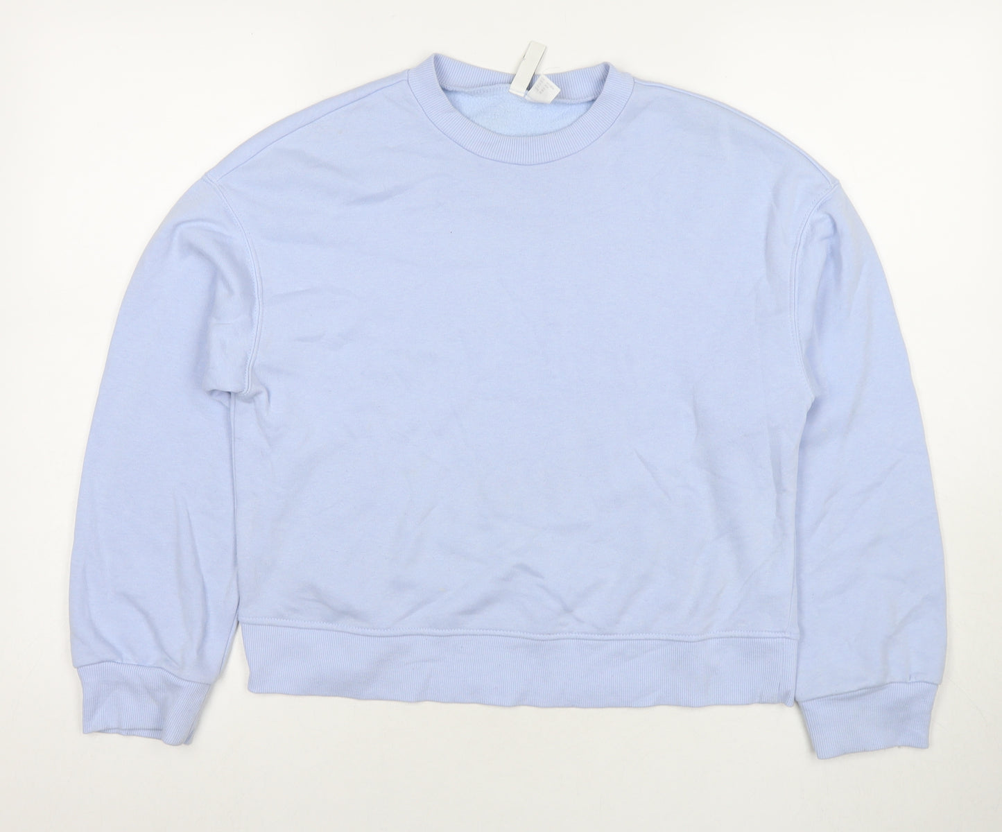 Divided by H&M Womens Blue Cotton Pullover Sweatshirt Size XS Pullover