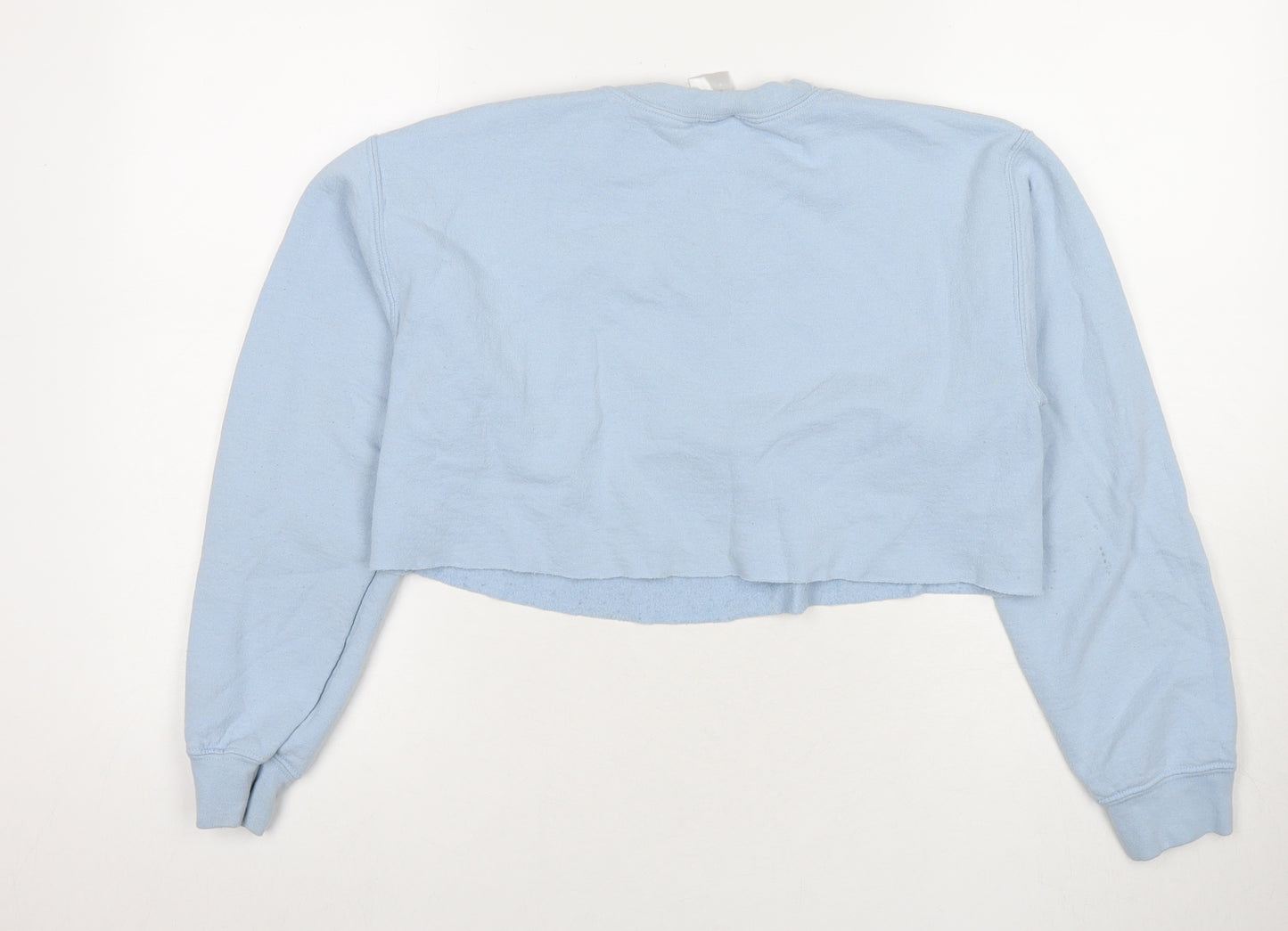 G&G Womens Blue Polyester Pullover Sweatshirt Size S Pullover