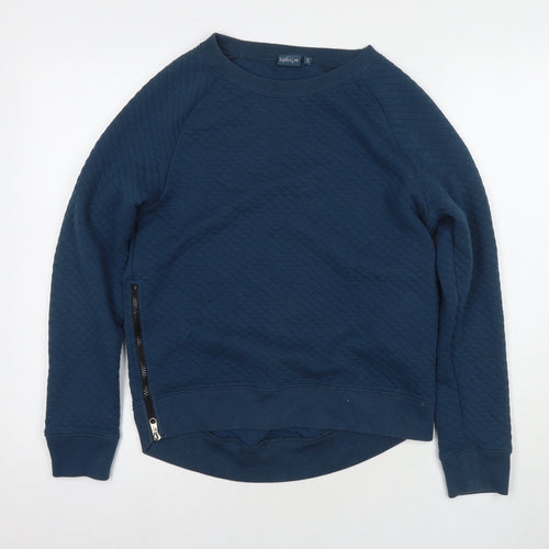 Kipling Womens Blue Polyester Pullover Sweatshirt Size S Pullover