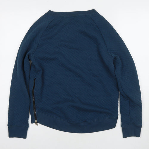 Kipling Womens Blue Polyester Pullover Sweatshirt Size S Pullover
