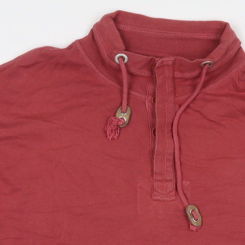 William&Brown Mens Red Cotton Pullover Sweatshirt Size XL