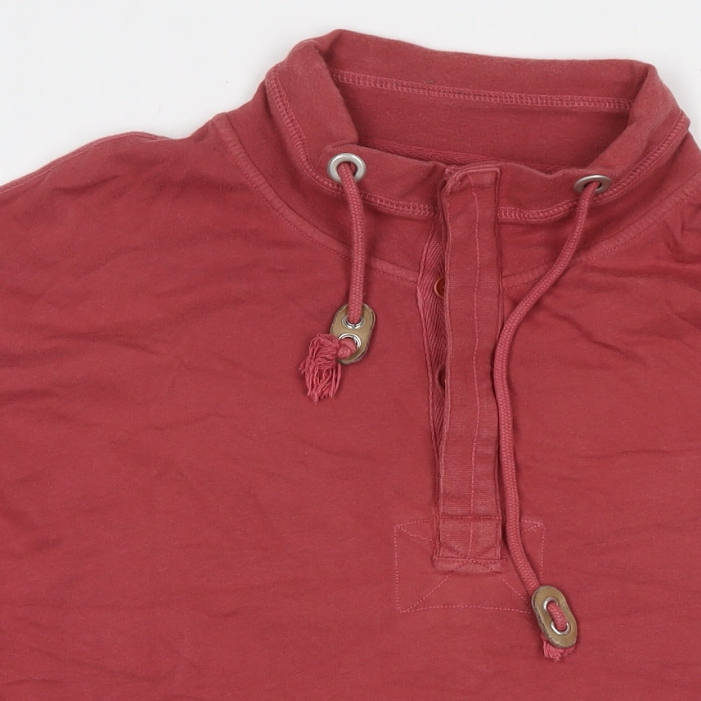 William&Brown Mens Red Cotton Pullover Sweatshirt Size XL