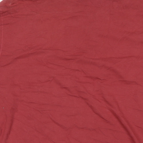 William&Brown Mens Red Cotton Pullover Sweatshirt Size XL
