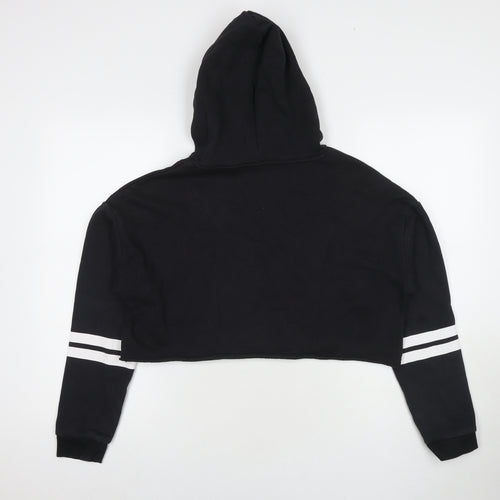 Divided by H&M Womens Black Cotton Pullover Hoodie Size M Pullover - San Francisco California Cropped