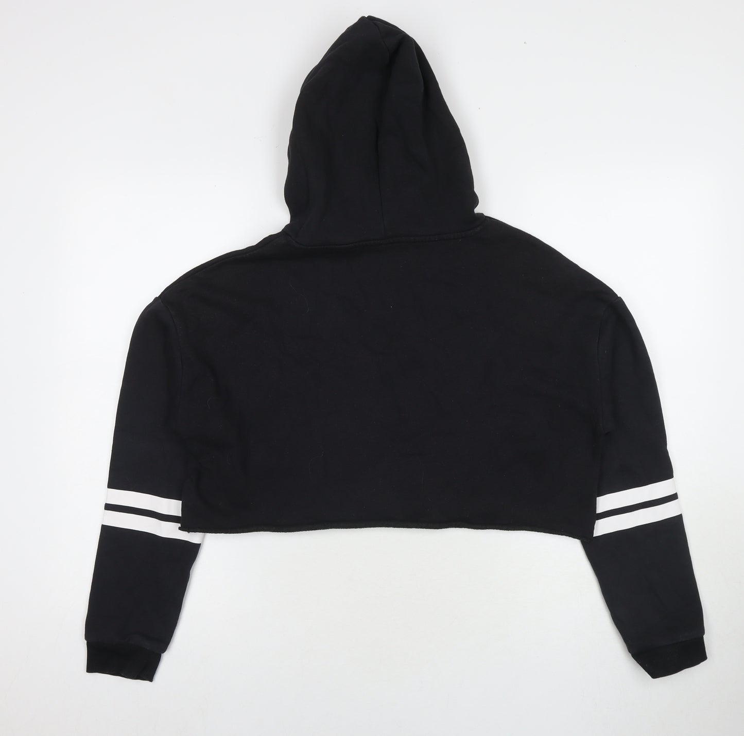 Divided by H&M Womens Black Cotton Pullover Hoodie Size M Pullover - San Francisco California Cropped