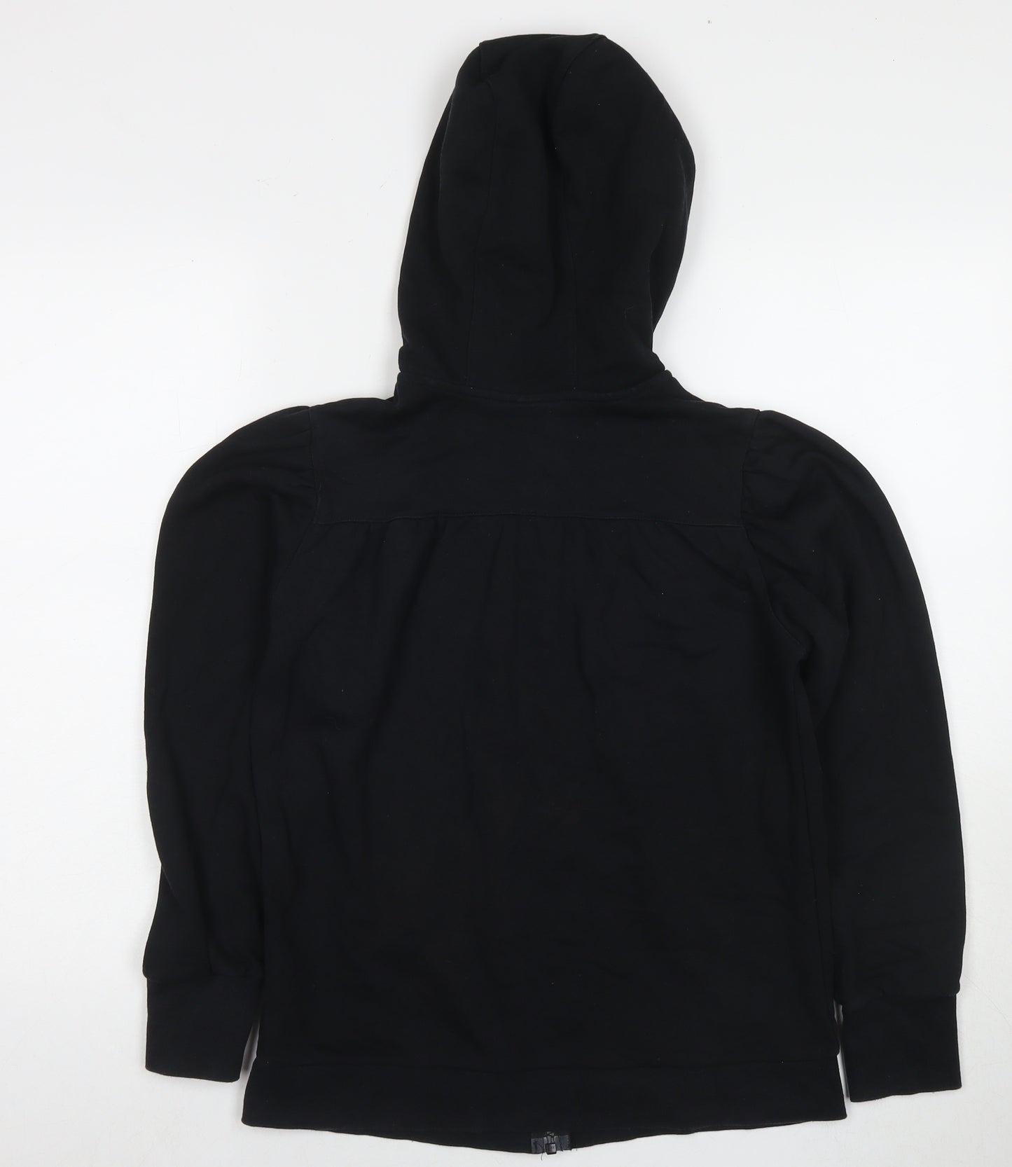 Nike Boys Black Cotton Full Zip Hoodie Size 13-14 Years Zip - Age 13-15Years Logo