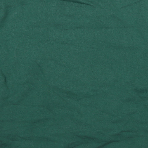 Slazenger Womens Green Cotton Pullover Sweatshirt Size 8 Pullover - Logo