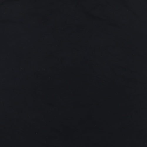 Hall To The King Mens Black Cotton T-Shirt Size M Round Neck - Skeleton King