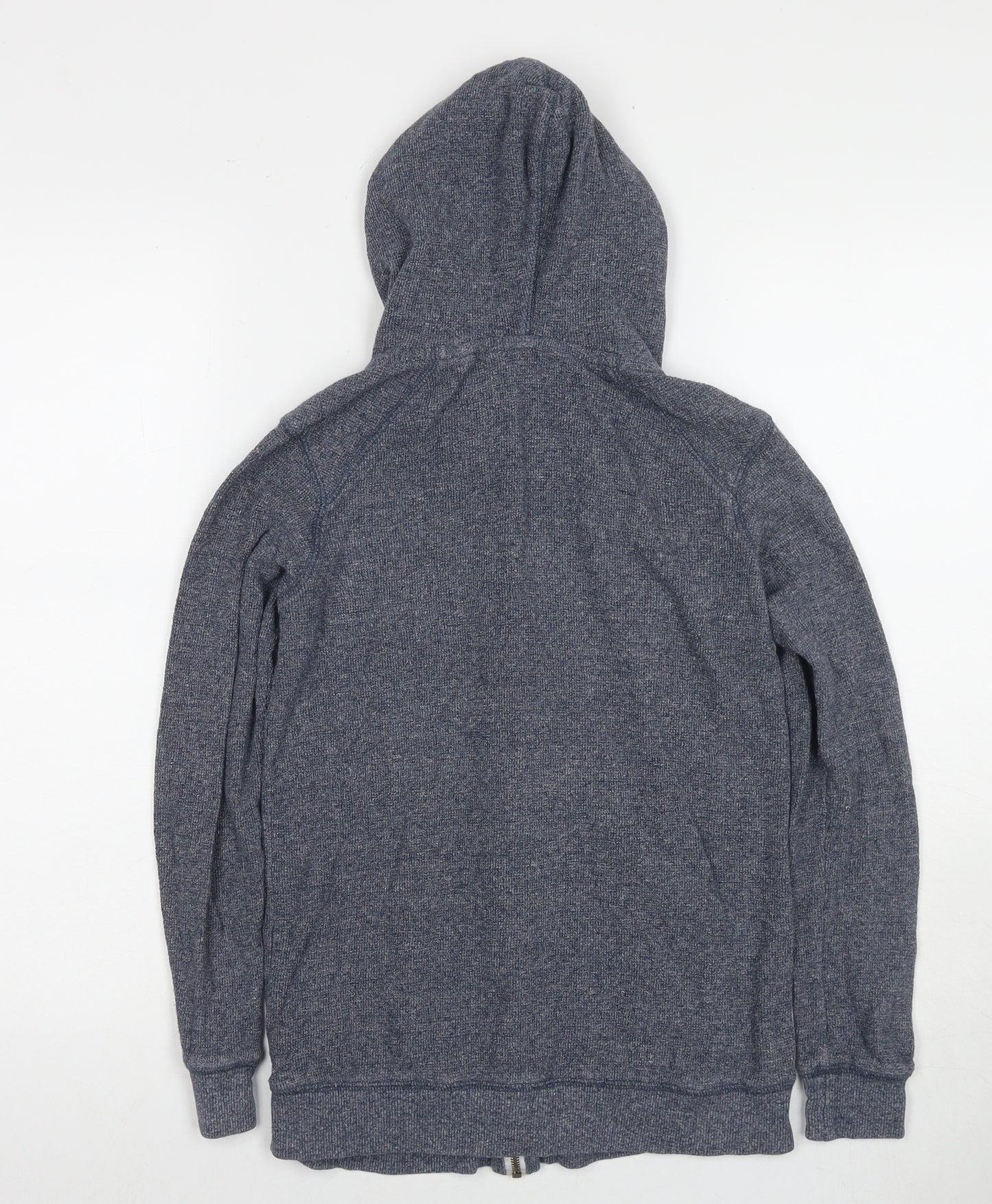 NEXT Womens Blue Cotton Full Zip Hoodie Size 6 Zip