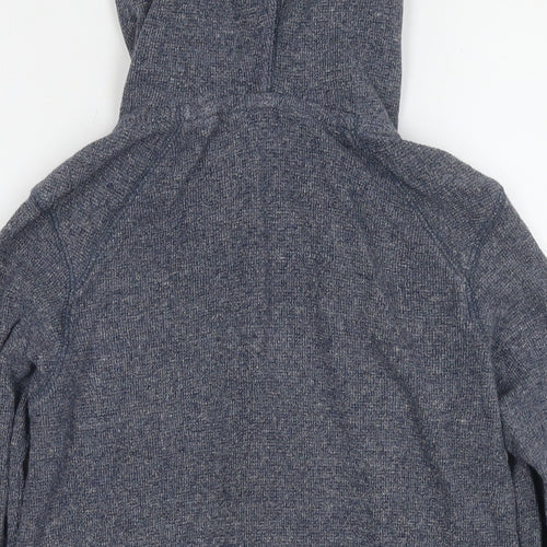 NEXT Womens Blue Cotton Full Zip Hoodie Size 6 Zip