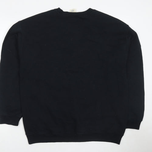 Kamehameha Mens Blue Cotton Pullover Sweatshirt Size L - Anime