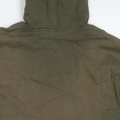 Baleno Mens Green Cotton Pullover Hoodie Size XL - Logo