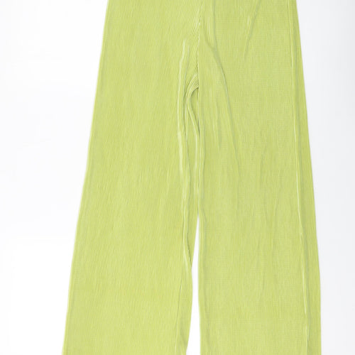 Ei8th Hour Womens Green Polyester Trousers Size 8 L29 in Regular