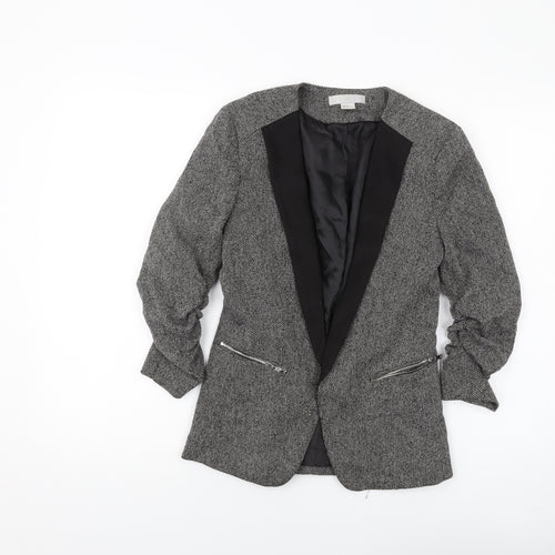 H&M Womens Grey Jacket Size 6