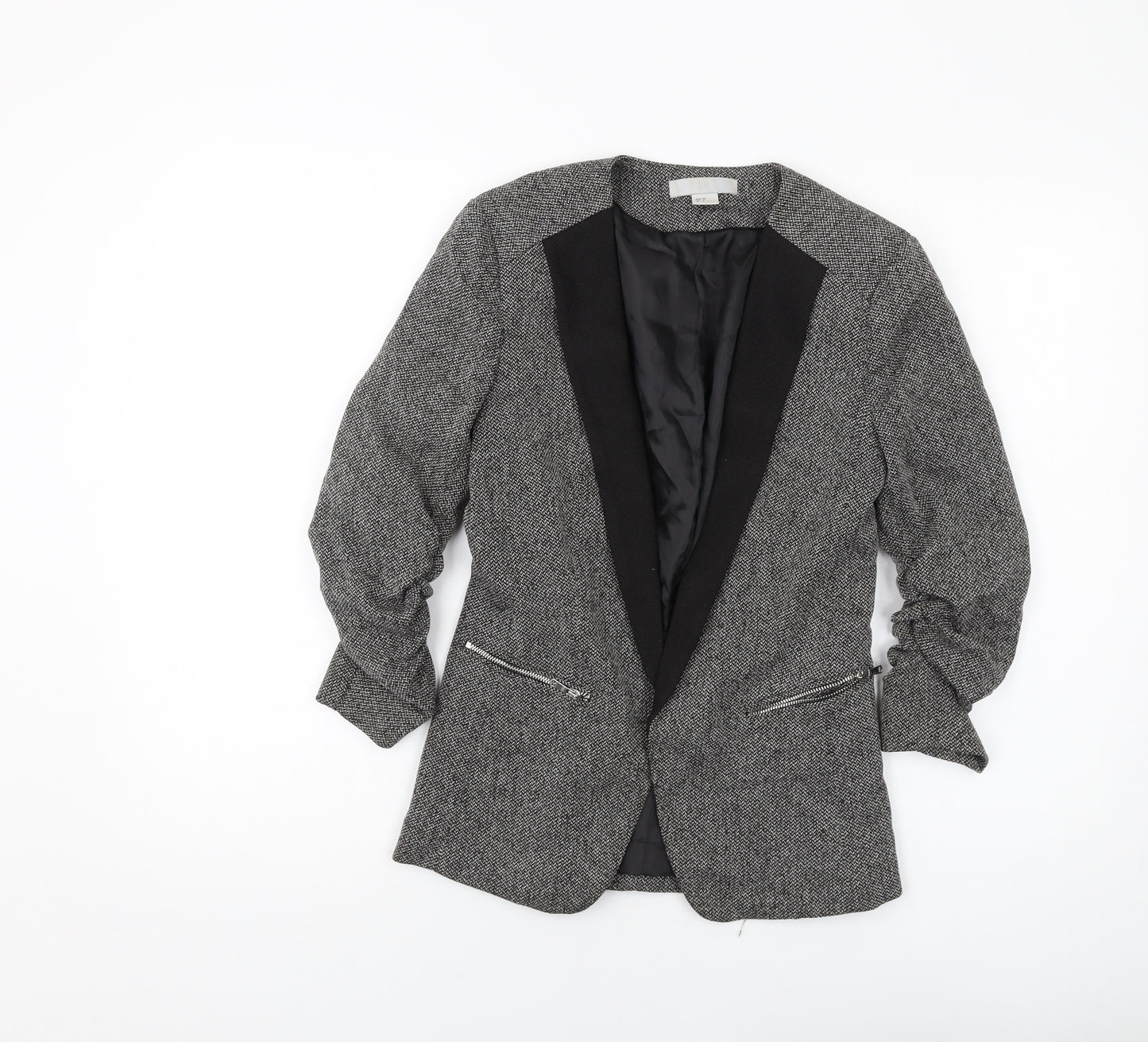 H&M Womens Grey Jacket Size 6