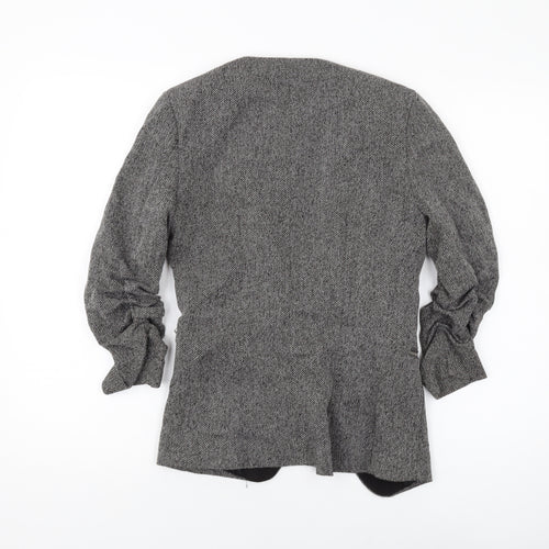H&M Womens Grey Jacket Size 6