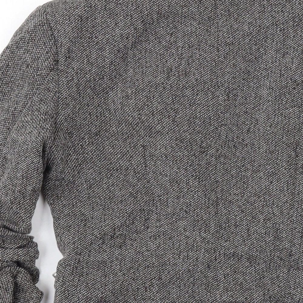 H&M Womens Grey Jacket Size 6