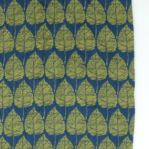 White Stuff Womens Multicoloured Geometric Cotton Straight & Pencil Skirt Size 8 - Leaf Print
