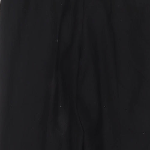 Horne Brothers Mens Black Polyester Trousers Size 30 in L30 in Regular Zip