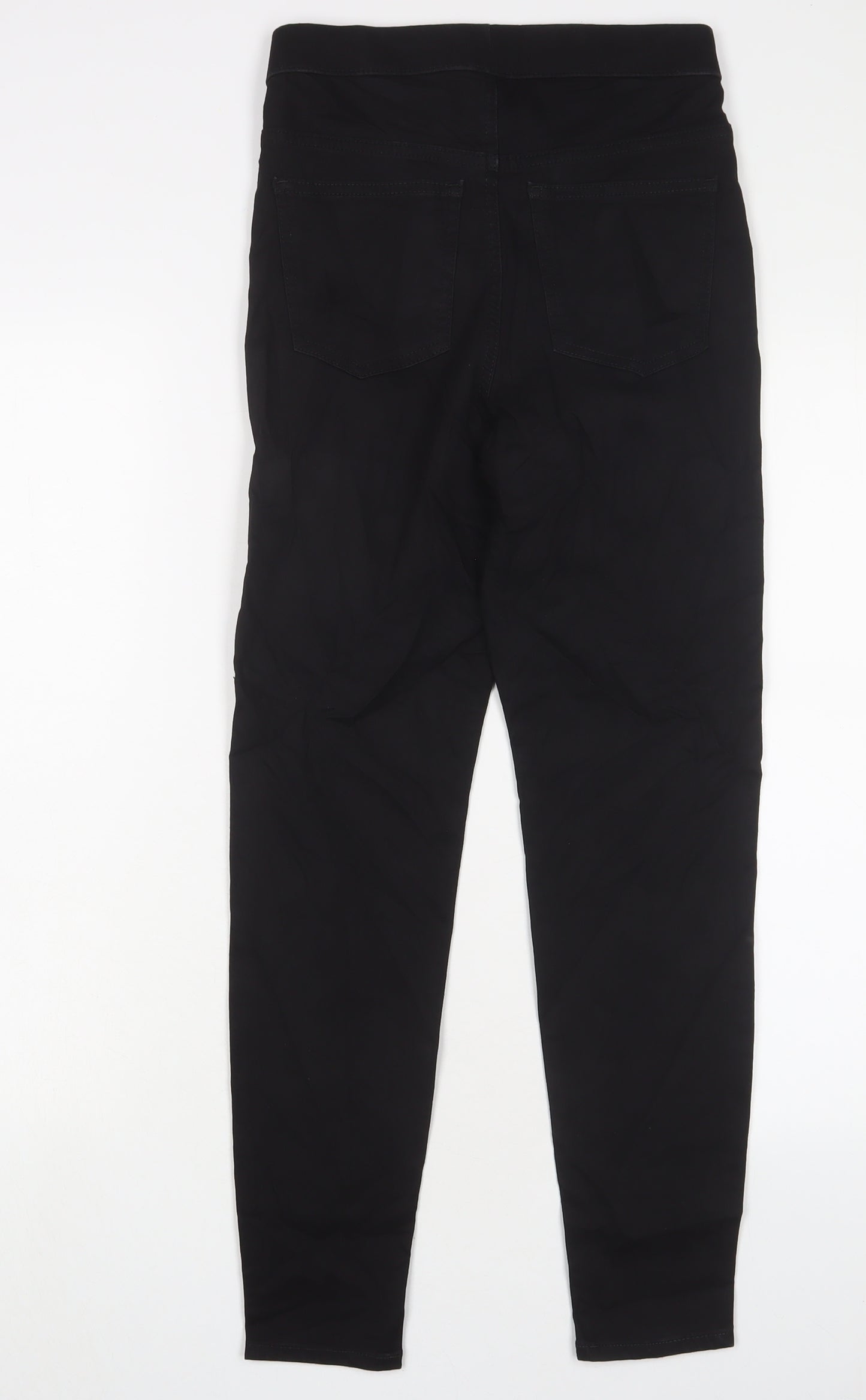 Marks and Spencer Womens Black Cotton Jegging Jeans Size 8 L26 in Regular