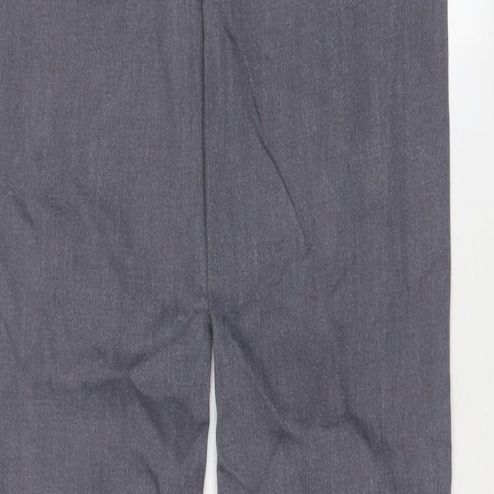 Marks and Spencer Womens Red Cotton Straight Jeans Size 6 L30 in Regular Zip