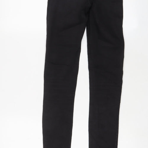 Denim & Co. Womens Black Cotton Skinny Jeans Size 8 L30 in Regular Zip