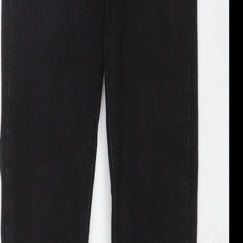 Denim & Co. Womens Black Cotton Skinny Jeans Size 8 L30 in Regular Zip