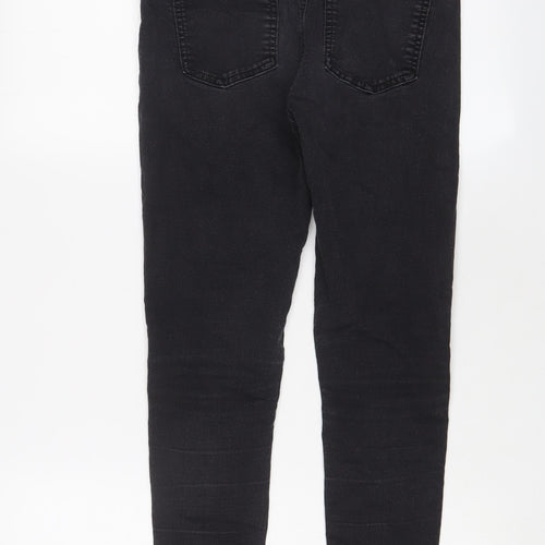 Marks and Spencer Womens Grey Cotton Jegging Jeans Size 12 L24 in Regular