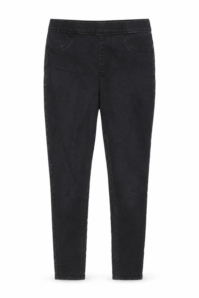 Marks and Spencer Womens Grey Cotton Jegging Jeans Size 12 L28 in Regular
