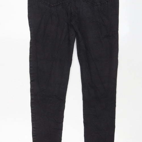 Marks and Spencer Womens Grey Cotton Jegging Jeans Size 12 L28 in Regular