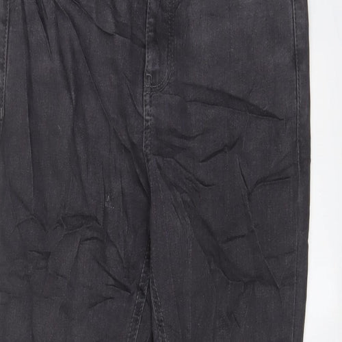 Dorothy Perkins Womens Grey Cotton Skinny Jeans Size 8 L27 in Regular Zip