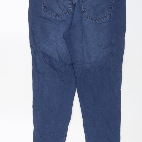 Marks and Spencer Womens Blue Cotton Jegging Jeans Size 14 L30 in Regular