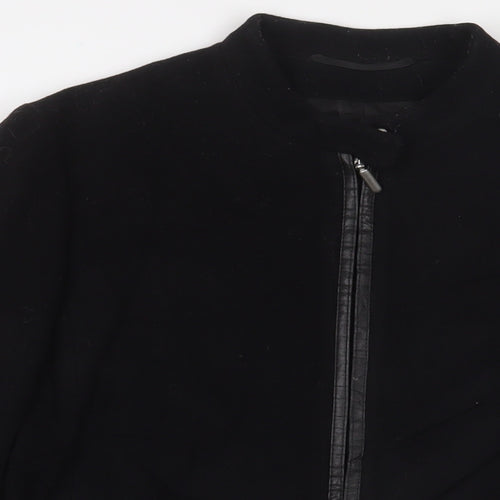 Marks and Spencer Womens Black Jacket Size 14 Zip