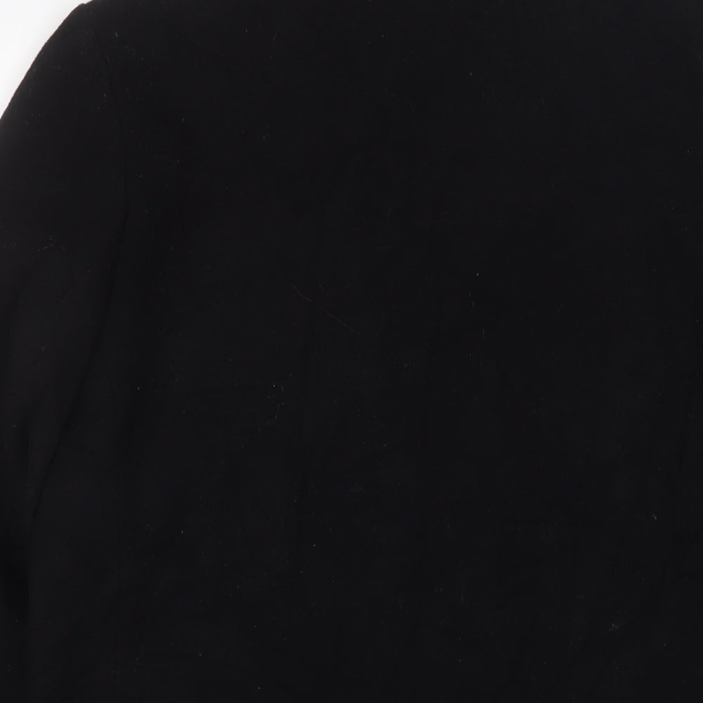 Marks and Spencer Womens Black Jacket Size 14 Zip