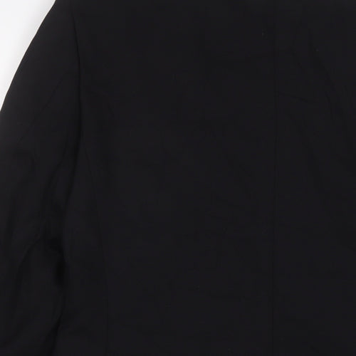 Marks and Spencer Mens Black Wool Jacket Suit Jacket Size 38 Regular
