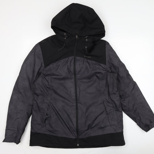 DECATHLON Mens Grey Anorak Jacket Size L Zip