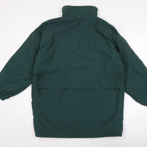 Rga Womens Green Anorak Coat Size 16 Zip