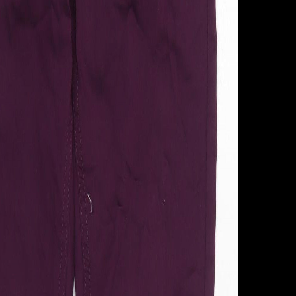 Marks and Spencer Womens Purple Cotton Blend Jegging Jeans Size 8 L29 in Regular