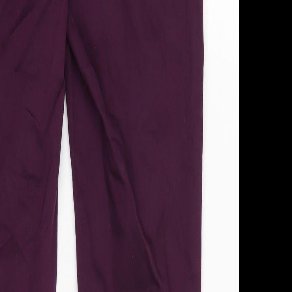 Marks and Spencer Womens Purple Cotton Blend Jegging Jeans Size 8 L29 in Regular