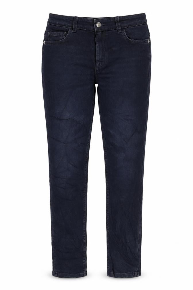 Marks and Spencer Girls Blue Cotton Skinny Jeans Size 11-12 Years L26 in Regular Zip