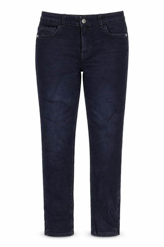 Marks and Spencer Girls Blue Cotton Skinny Jeans Size 11-12 Years L26 in Regular Zip